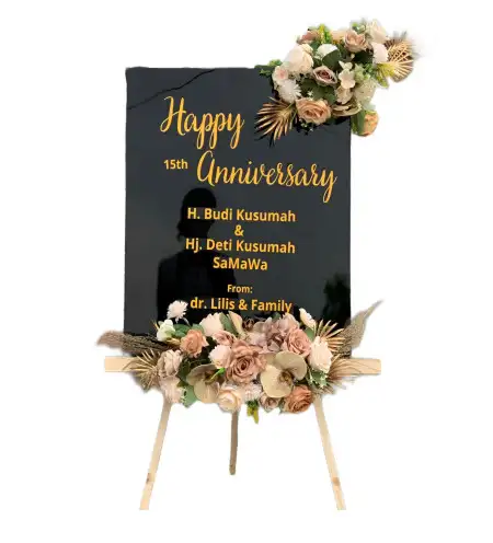 Papan Bunga Akrilik Nyamplungan